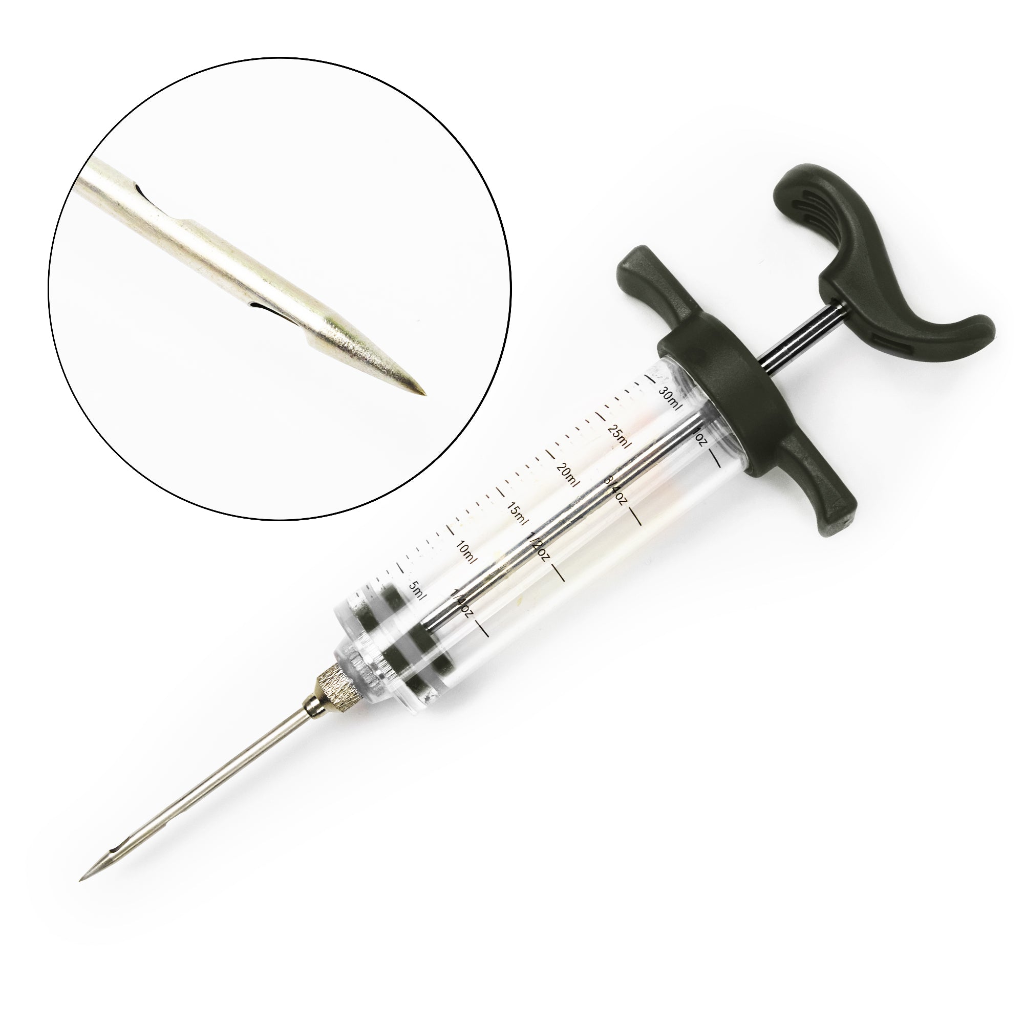 Syringe marinade for meat