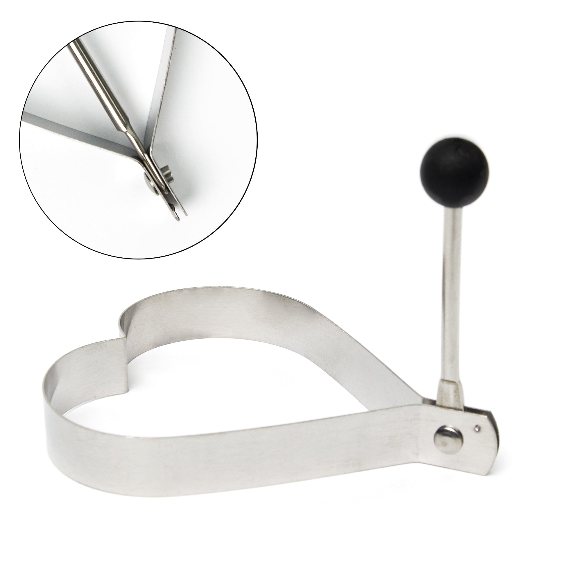 Heart shaped egg frying ring