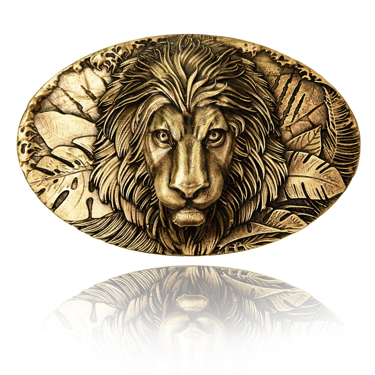 Lion Buckle For Men display picture 2