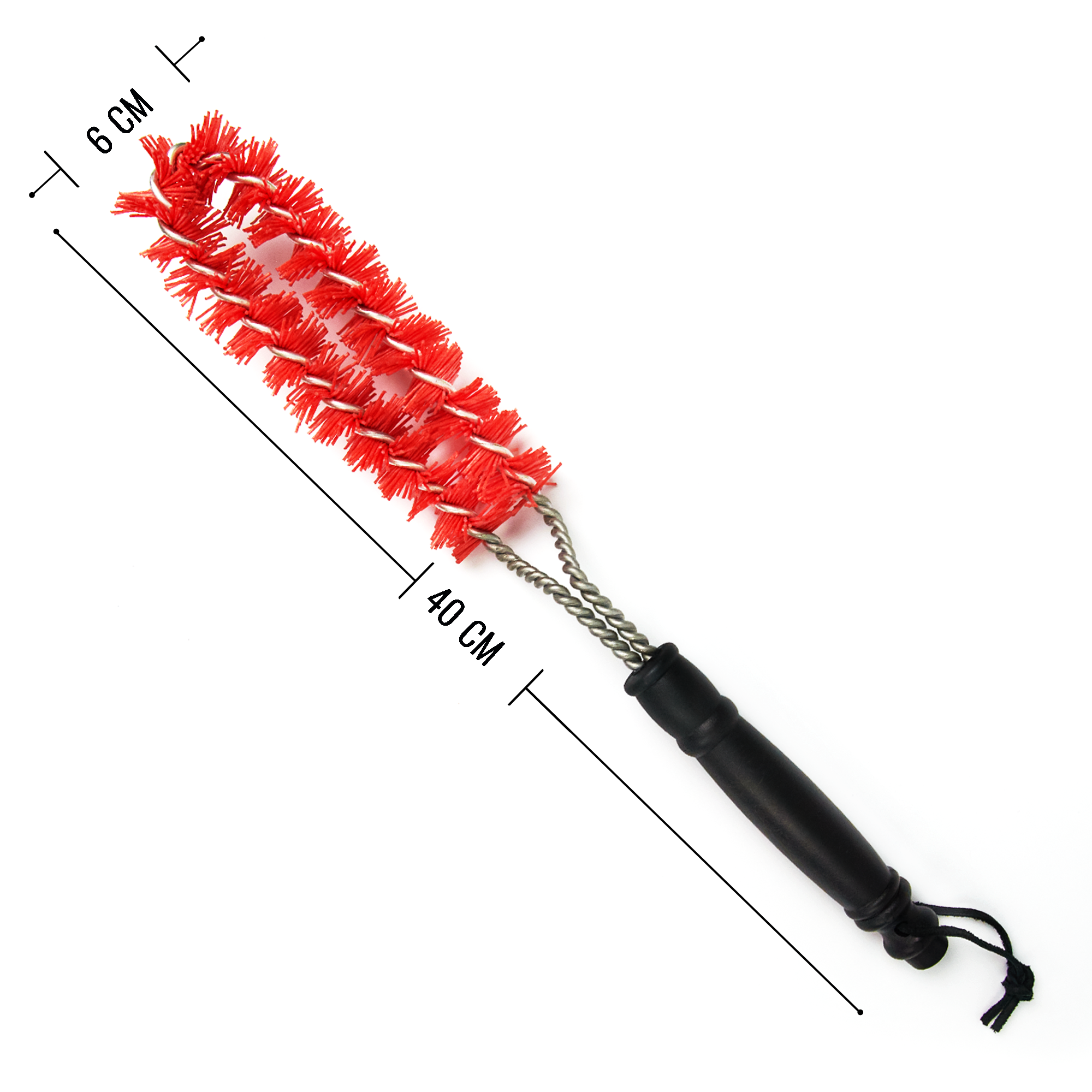 Grill grate cleaning brush