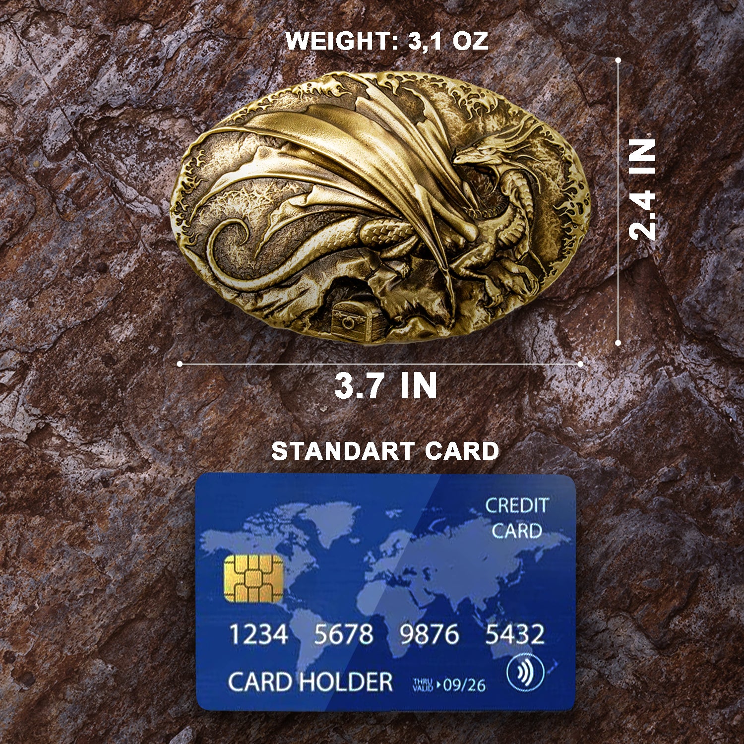 Drogon Buckle For Men's Belt