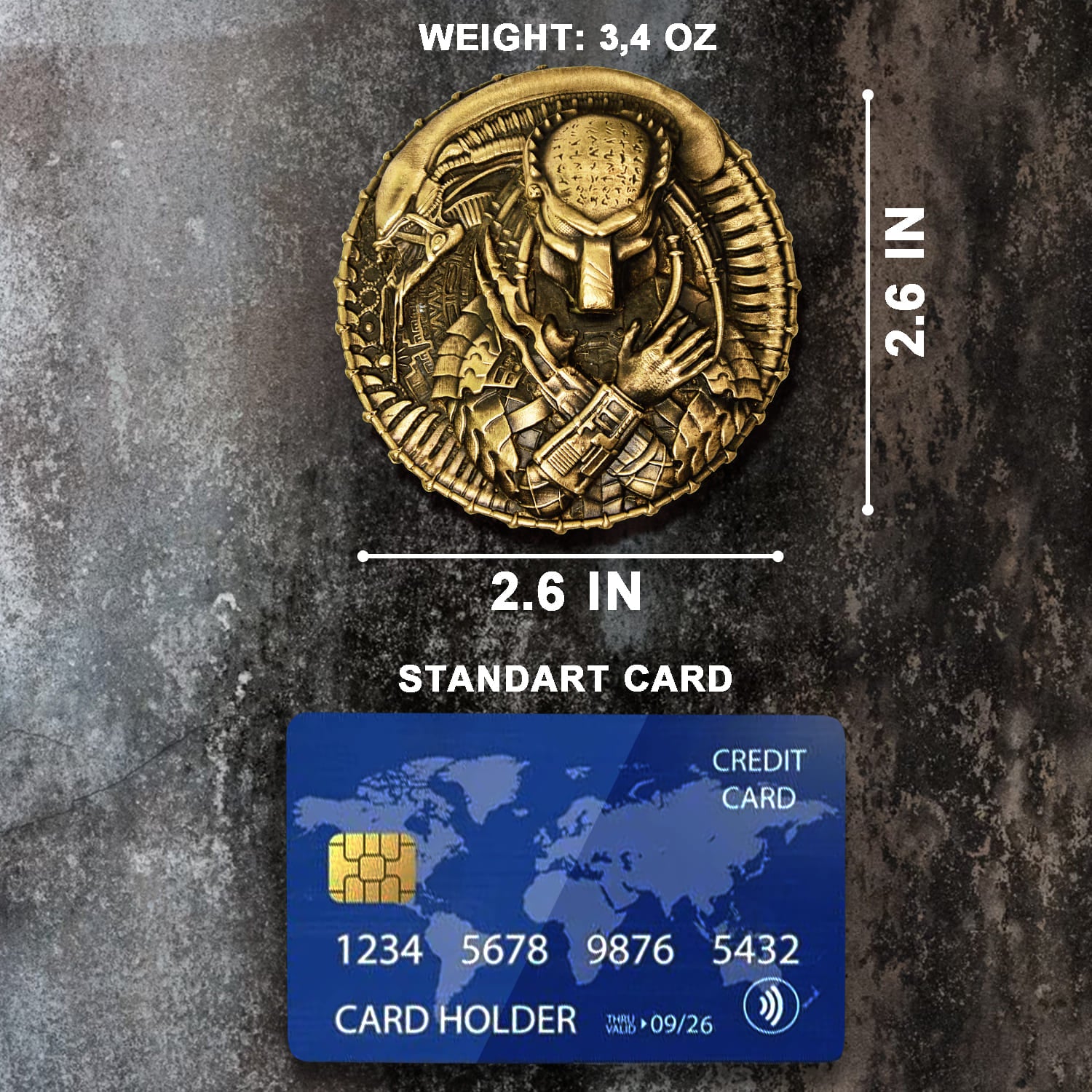 Alien vs Predator Buckle For Men's Belt