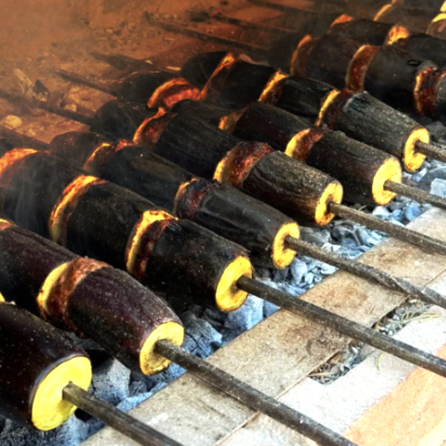 "Argali" Izgara Aksesuarları Ahşap Kutuda Barbekü Şiş Seti, 11 adet