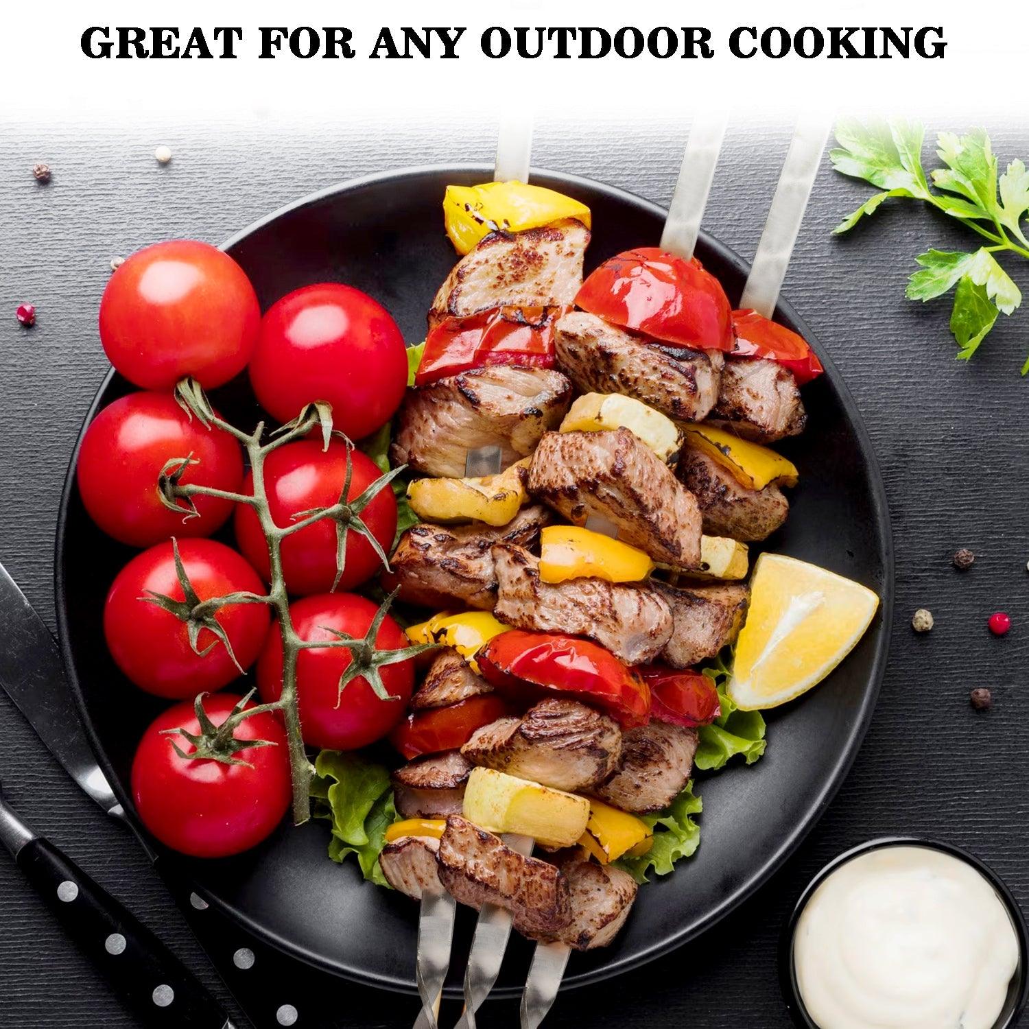 6 in 1 Skewers Set - Premium Skewer Kit for Outdoor Grilling - Viking Create