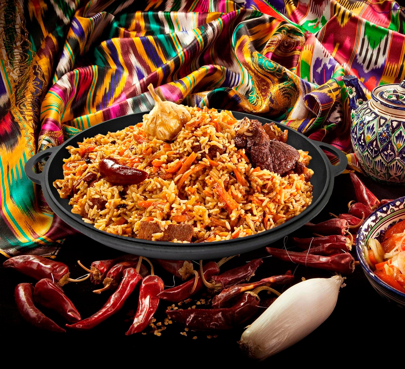 6,34 liter kombinerad spisgryta med stekpannalock 2 i 1, Heavy Duty Nederländsk ugn