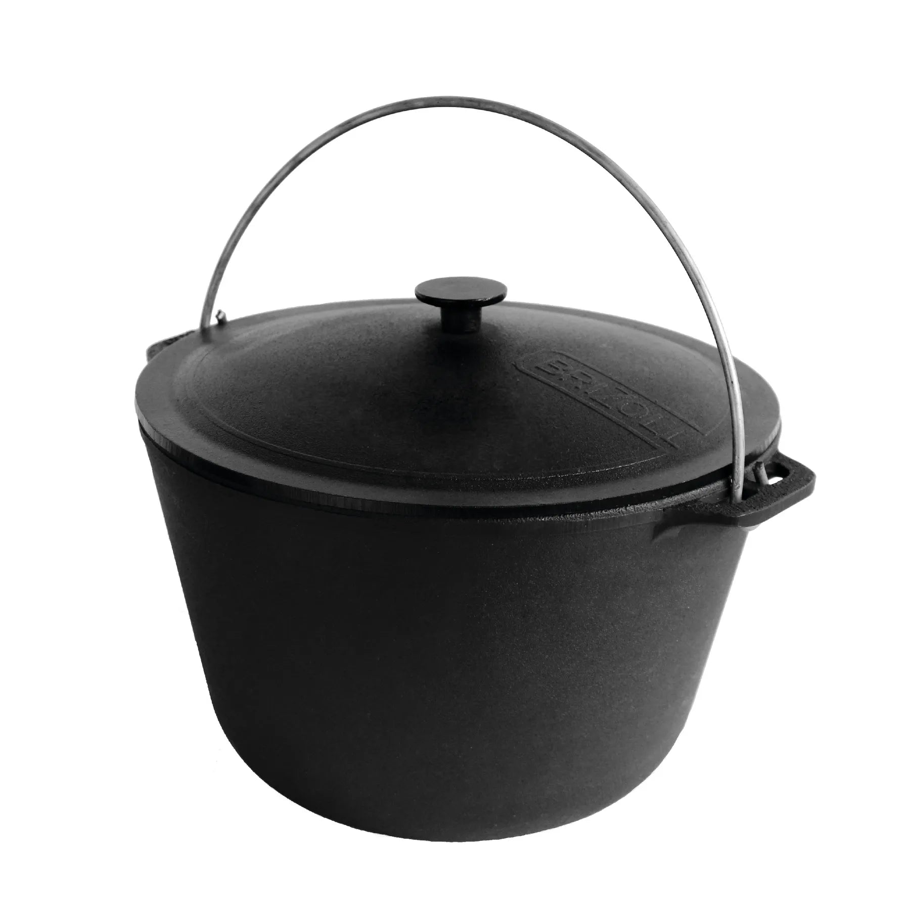 6,34 quart Cast Iron Braiser with Cast Iron Lid, Outdoor Cooking