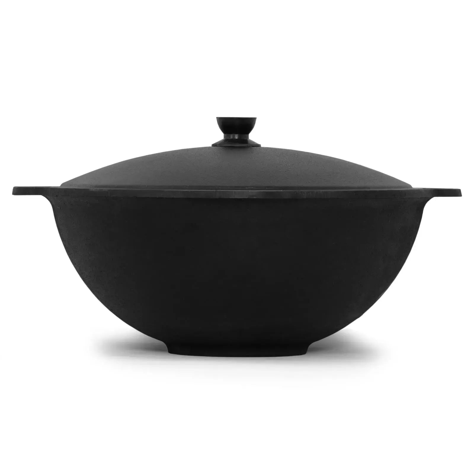 Cauldron - 10L - Dutch Oven Pot with Lid 10 L (10.5 Quarts) - Cast Iron Dutch Oven - Uzbek Kazan Cast Iron - Cast Iron Cookware Set – Premium Camping Cookware