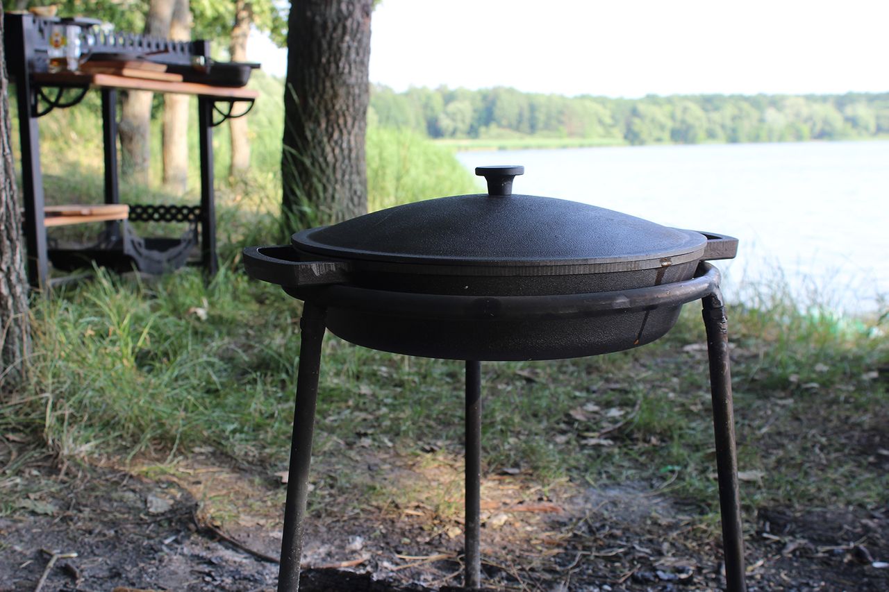 Frying pan without handle Cast iron Griddle 340 x 70 mm