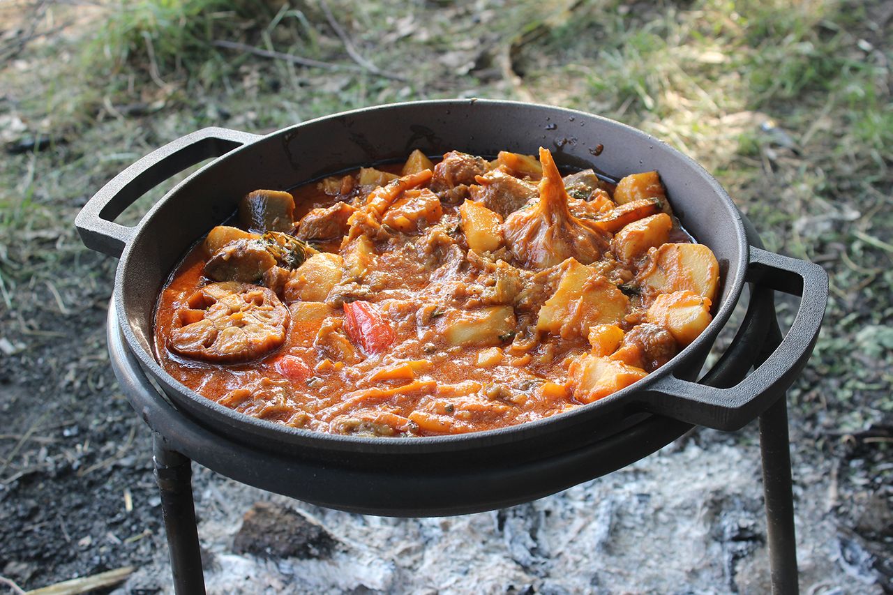 Frying pan without handle Cast iron Griddle 340 x 70 mm