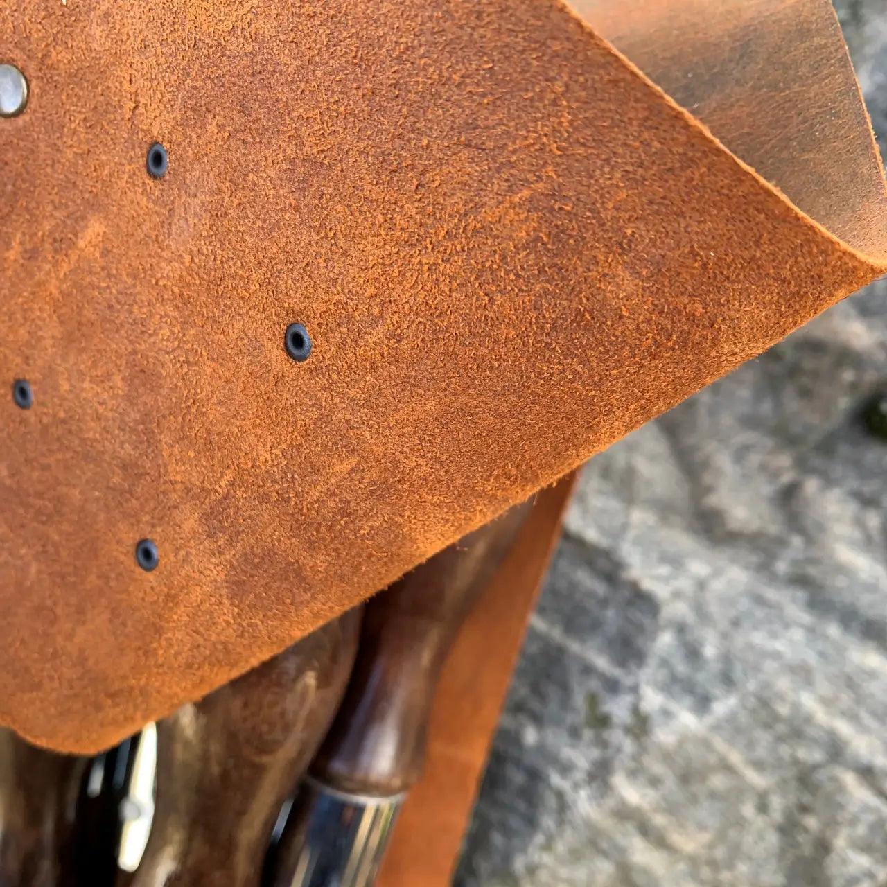 BBQ Tools Skewers Set "Quiver Max" Grilling in a Leather Case, 9 item - Viking Create