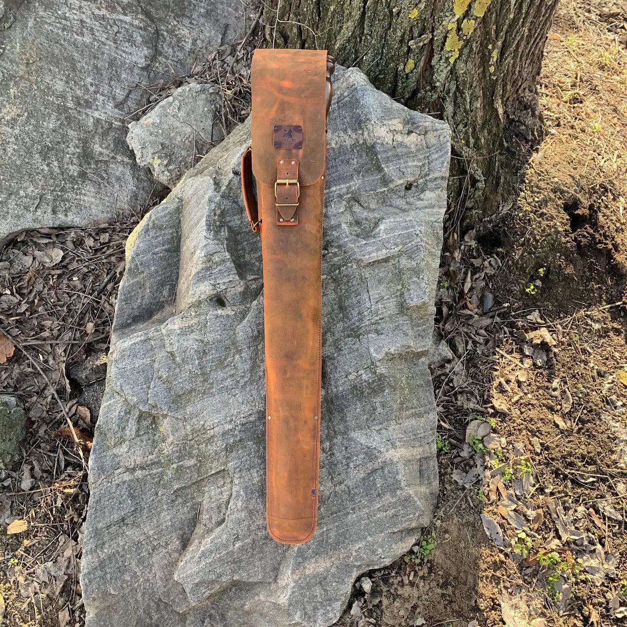 BBQ Tools Skewers Set "Quiver Max" Grilling in a Leather Case, 9 item - Viking Create