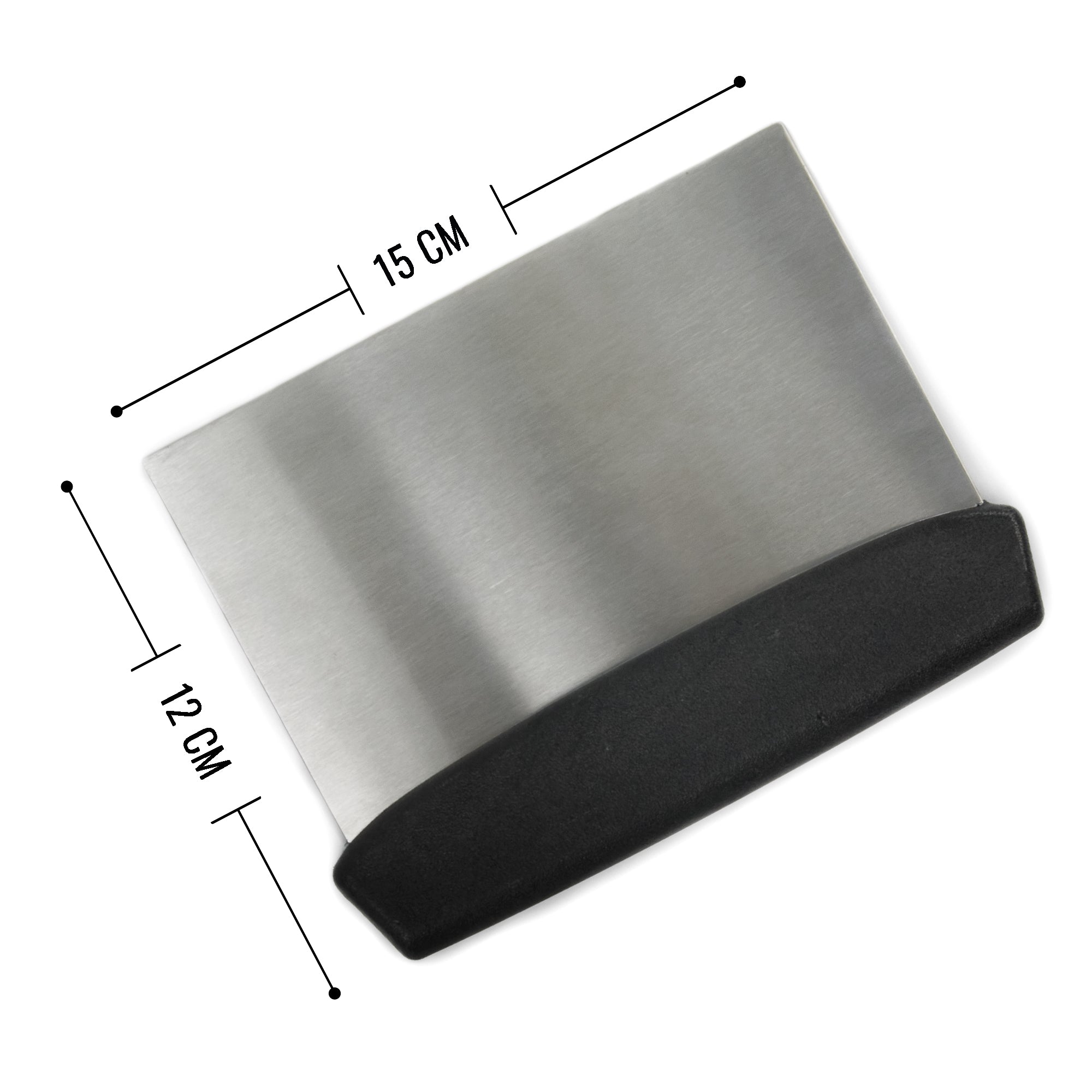 Stainless steel slicing spatula
