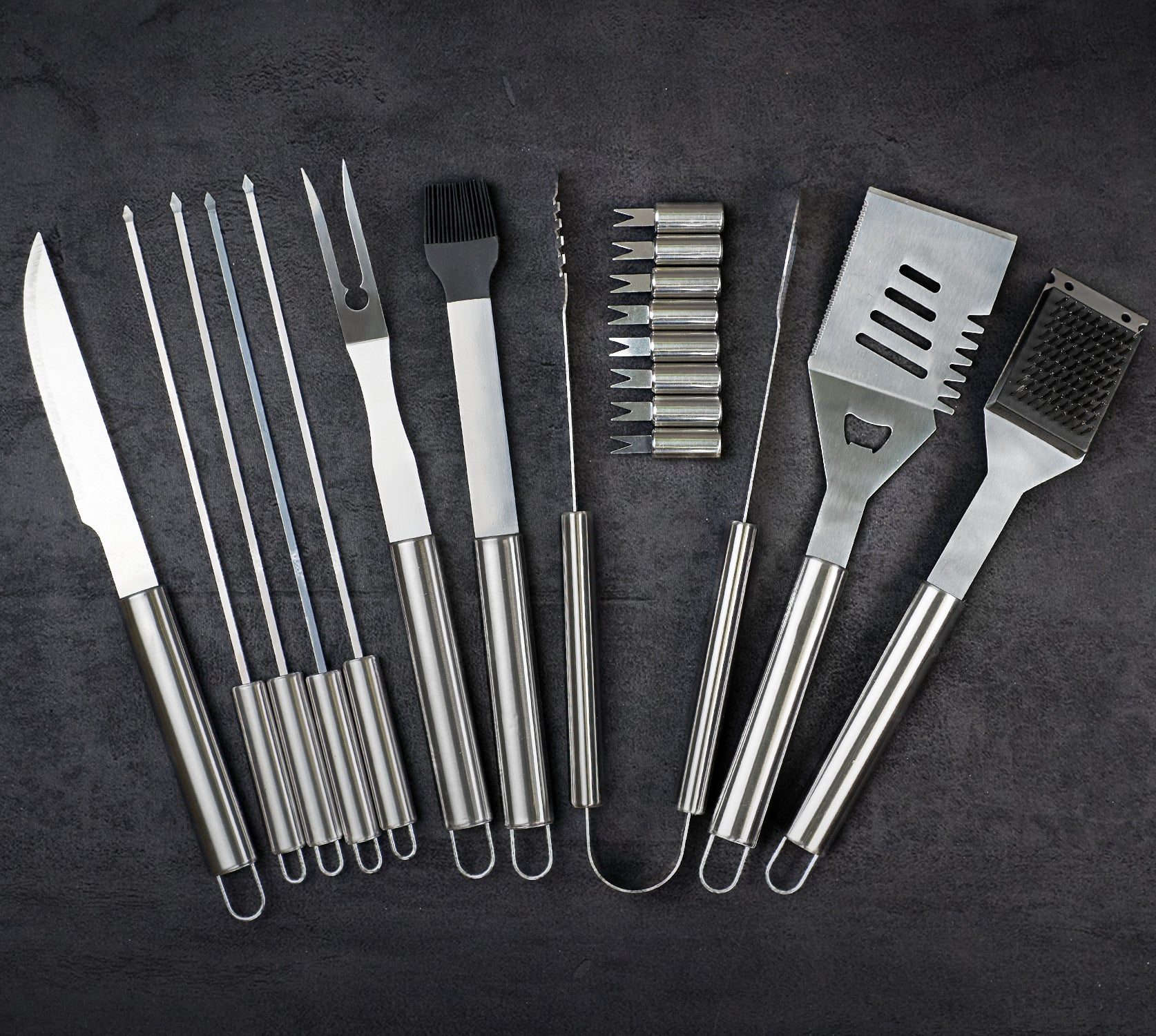 Grill Accessories for Outdoor Grilling - Outdoor Grill Accessories "Texas" for Barbeque - Premium Grill Tool Sets Grilling Utensils Set - Griddle Accessories Kit - BBQ Gear
