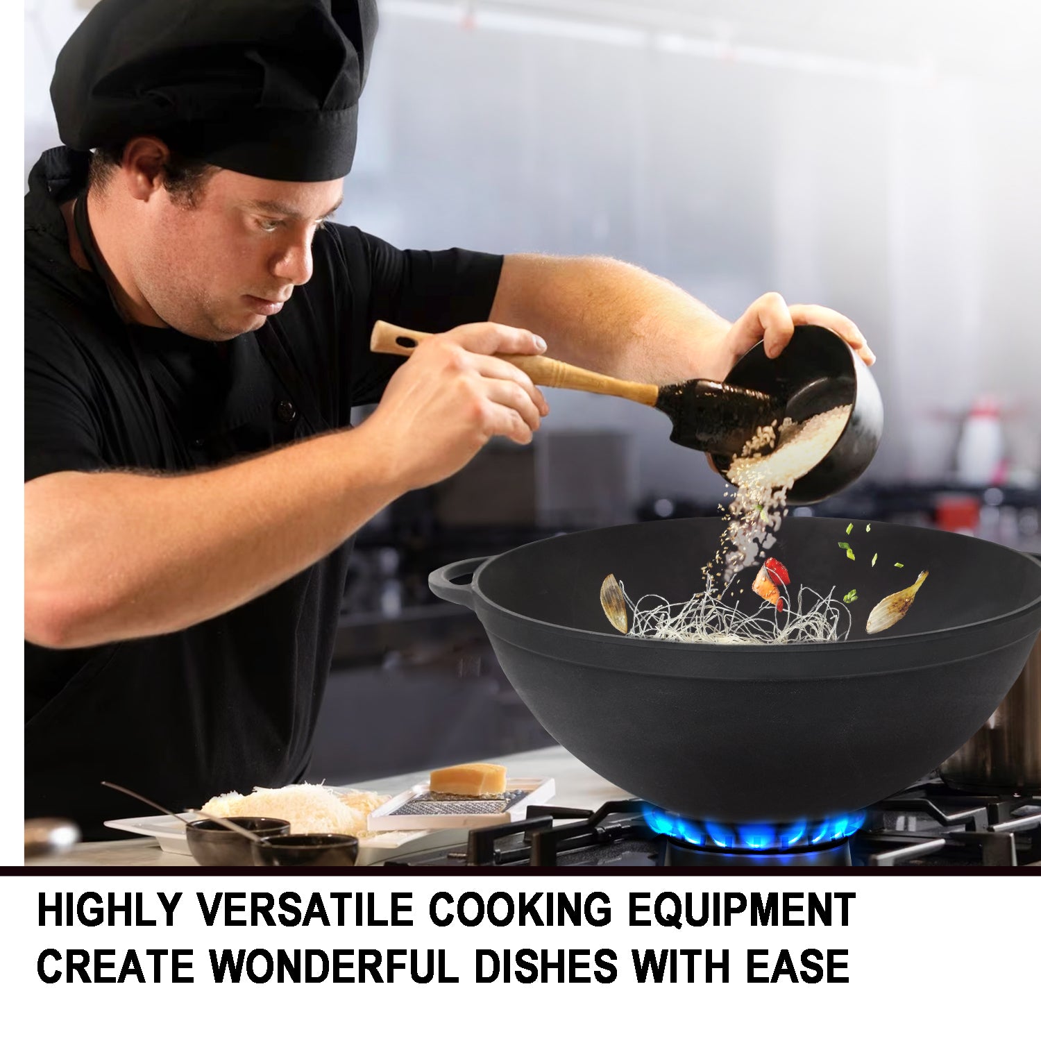 8,46 Quart Döküm Demir Kazan - Döküm Demir Kapaklı Fırın Tencere