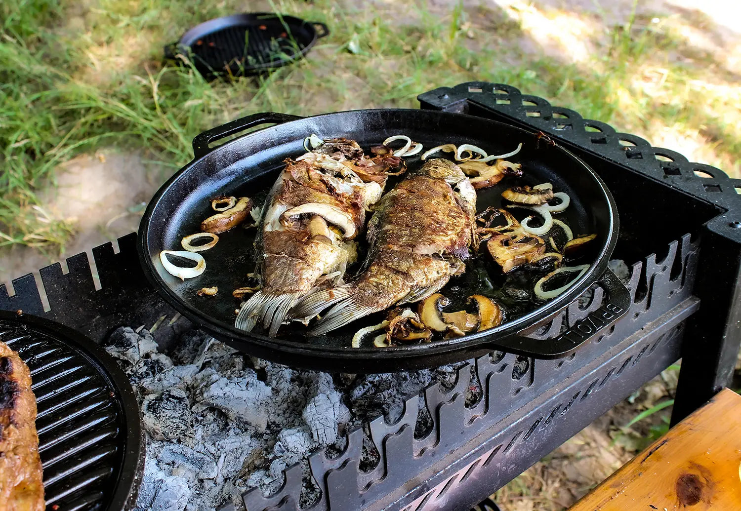 12,68 quart Combo Cooker Cauldron Asian Kazan with a Frying Pan Lid Dutch Oven