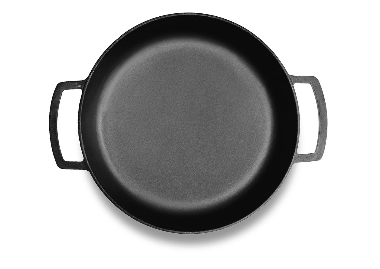 Frying pan without handle Cast iron Griddle 340 x 70 mm